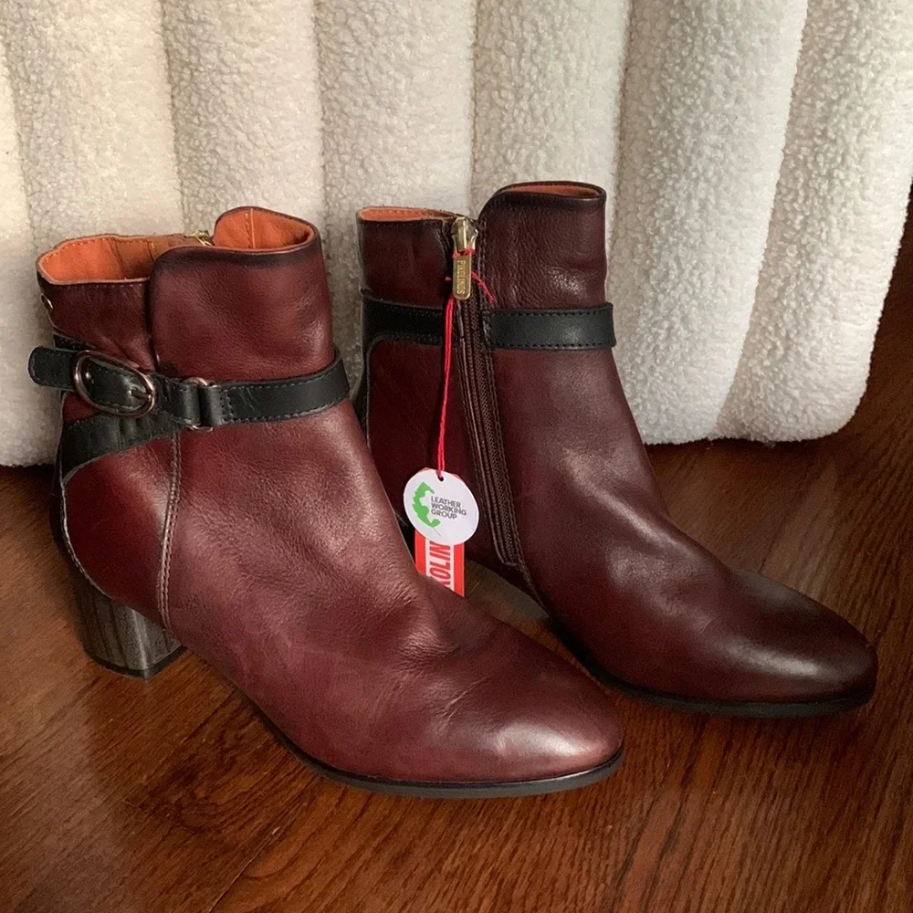 PIKOLINOS Brown and Black Ankle Boots - Picture 3 of 11